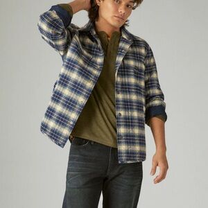 LUCKY BRAND Plaid Quilted Flannel Shirt Jacket XXL
